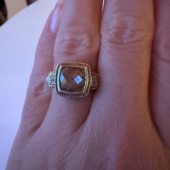 Judith Ripka Canary Crystal SS Ring - Picture 6 of 8